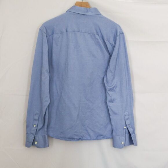 Faherty Reserve Men's Button Down Twill Shirt Light Blue  - XL - Picture 3 of 7